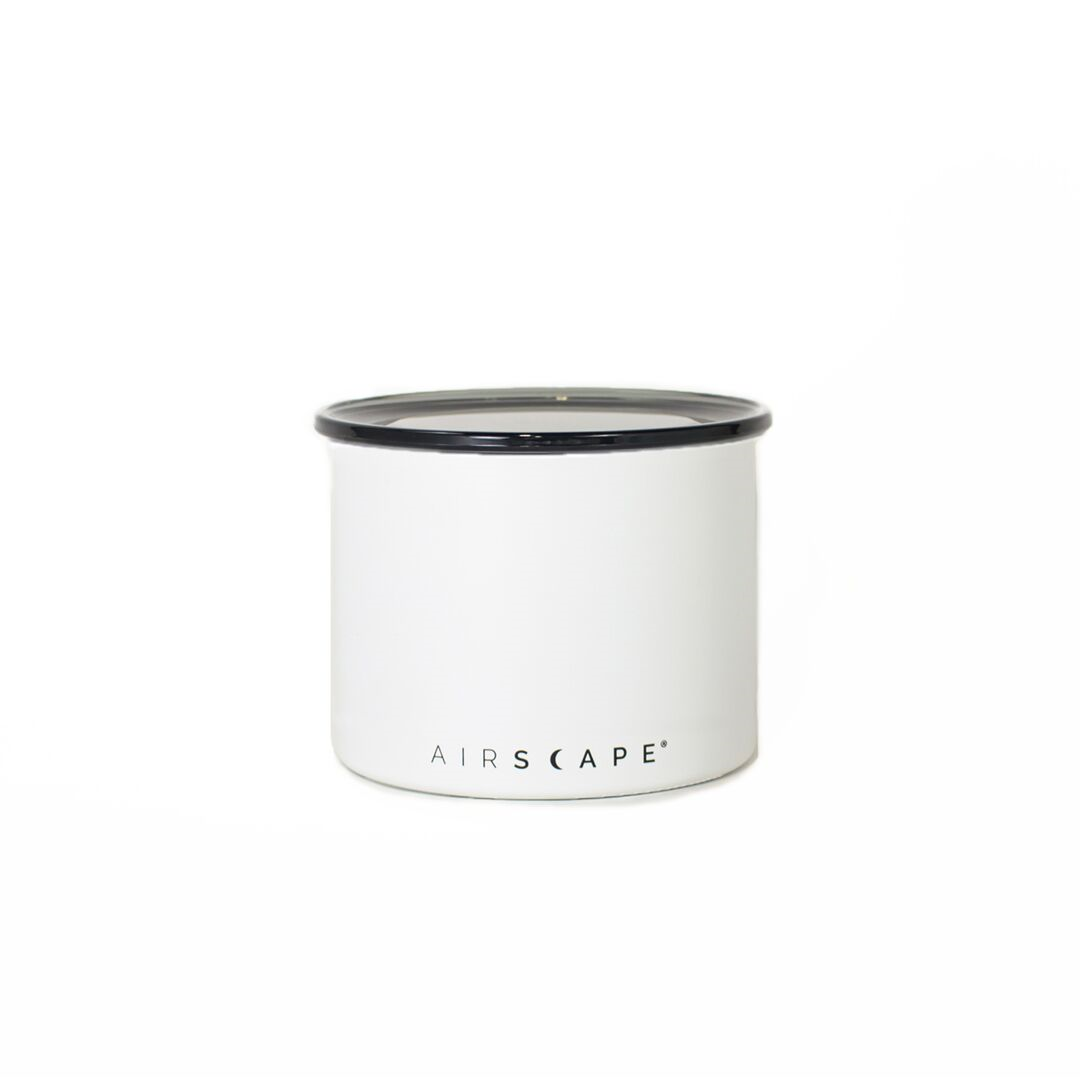 AIRSCAPE - Metal Coffee Canister 250 g in Matte White