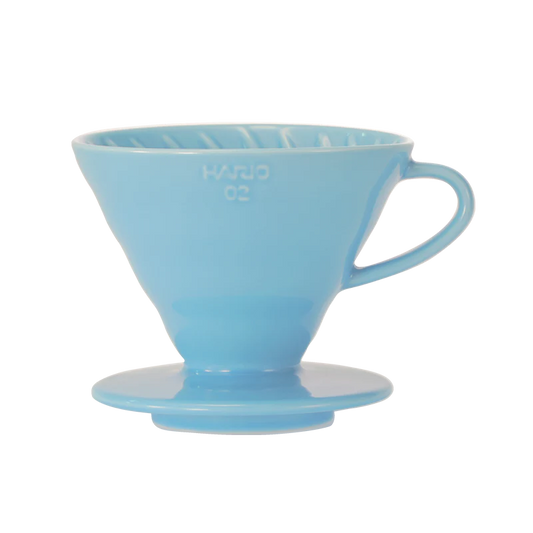 HARIO - V60 light blue ceramic dripper - 1/4 cups