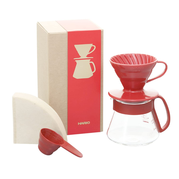 HARIO - Kit Red 1-2 cups