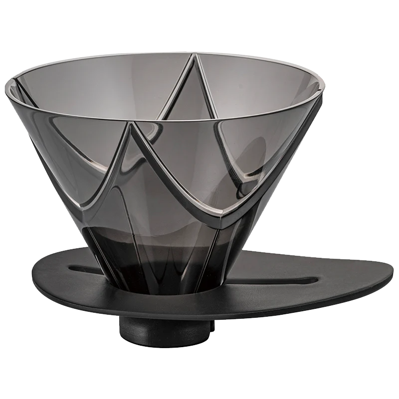 HARIO V60-02 One Pour Mugen Dripper Black