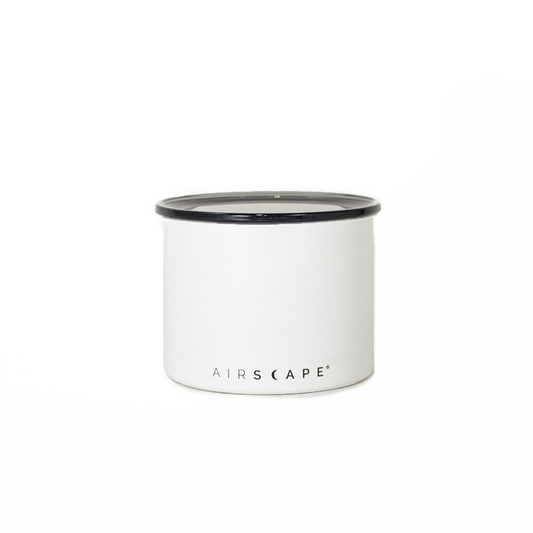 AIRSCAPE - Metal Coffee Canister 250 g in Matte White